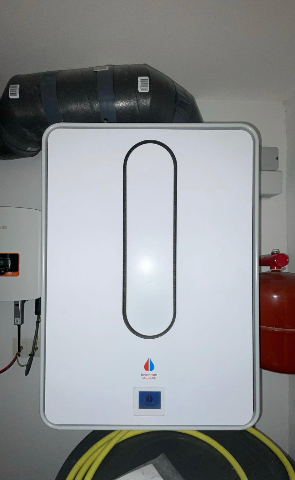 WTW-unit & warmtewisselaar na reiniging